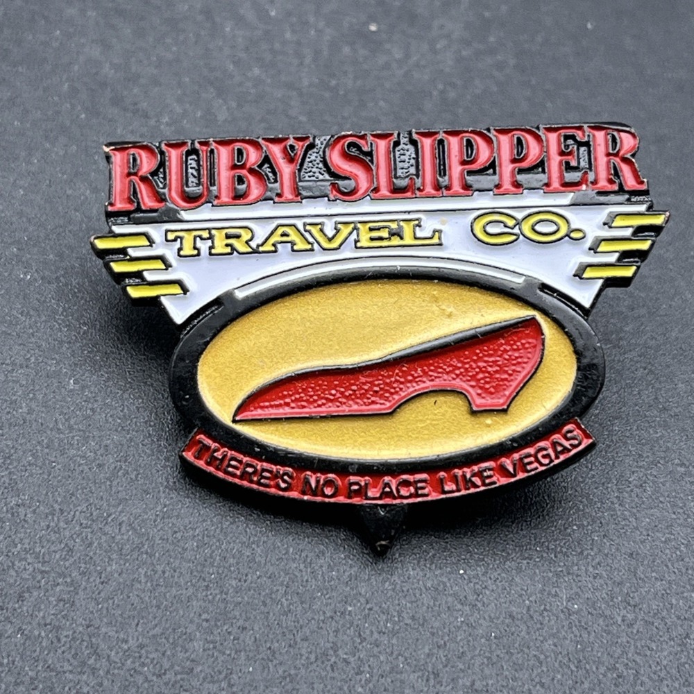 Ruby Slipper Travel Co. There’s No Place Like Vegas Lapel Hat Pin